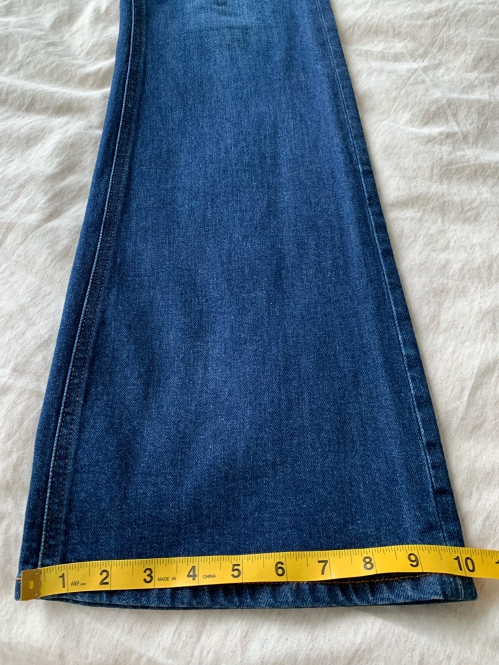 DENIM FORUM JEANS Women’s MARIANNE FLARE HIGH WAIST ITALIAN ORGANIC COTTON SZ 29 - Picture 10 of 12